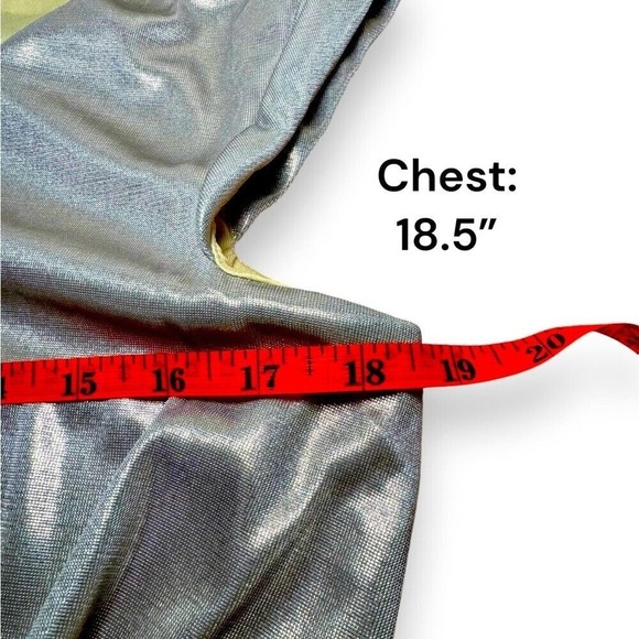 Luxurious‎ Cynthia Steffe Metallic Gold Cap Sleeve Dress | Size Medium - Picture 5 of 9